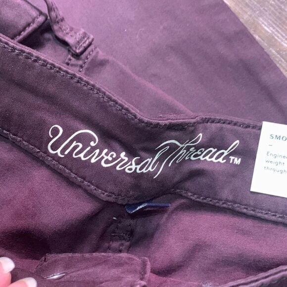 Burgundy skinny jeans 00 long.  Smooths & sculpts jegging - Picture 7 of 9